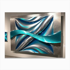 'Blue Wave' Canvas Print