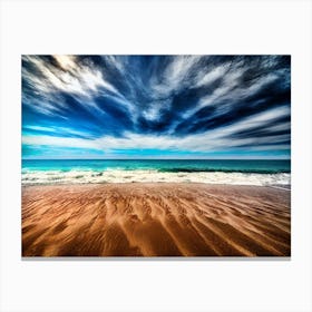 Sand And Clouds Canvas Print