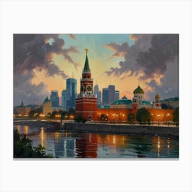 Moscow Kremlin 1 Canvas Print