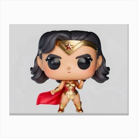 Funko Pop Wonder Woman Kids Canvas Print