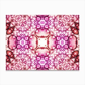 Pink Fractal Abstract Texture 4 Canvas Print