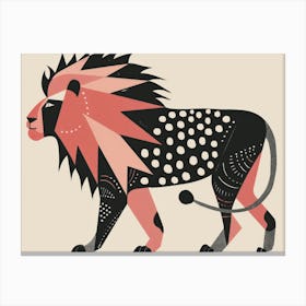 Lion Illustration 5 Canvas Print