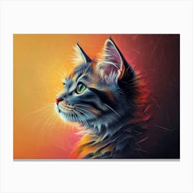 Cat Portrait 1 Canvas Print