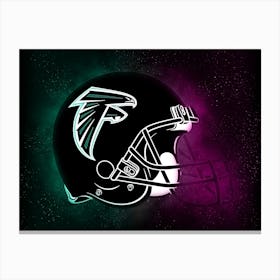 Atlanta Falcons Helmet Style Canvas Print