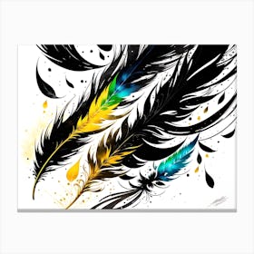 Feathers 3 Canvas Print