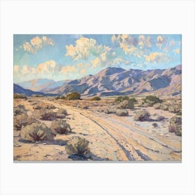 Western Landscapes Mojave Desert Nevada 2 Canvas Print