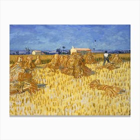 Vincent Van Gogh S Harvest In Provence (1888), Vincent Van Gogh Canvas Print