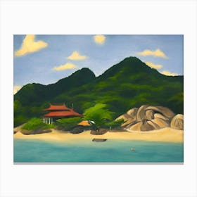 Beach House Canvas Print