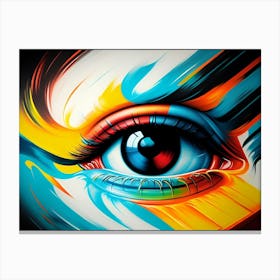 Eye Painting 3 Canvas Print