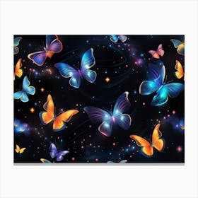 Colorful Butterflies 14 Canvas Print