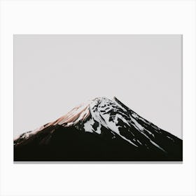 Snow Covered Peak Canvas Print