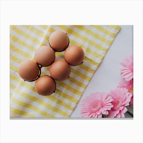 Eggs On A Table 8 Canvas Print