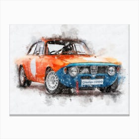 Alfa Romeo Giulia 1300 Canvas Print