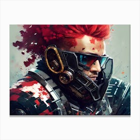 Red Haired Man Canvas Print