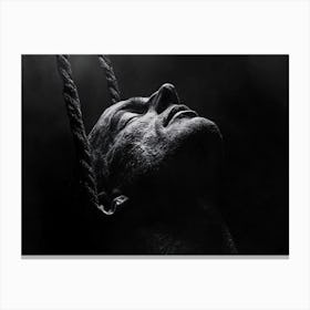 Man Hanging From A Rope 1 Canvas Print