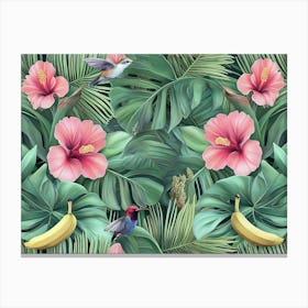 Tropical Hibiscus Canvas Print