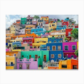 Colorful Mexico City Canvas Print