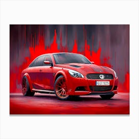 Red Car Canvas Print