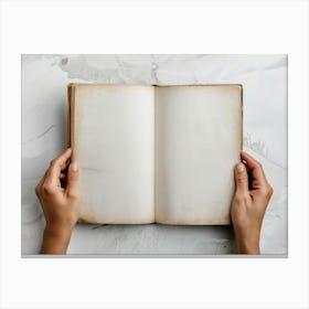 Blank Book (9) Canvas Print