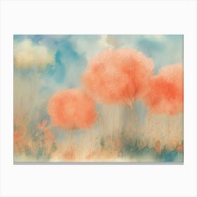 Pink Trees Canvas Print