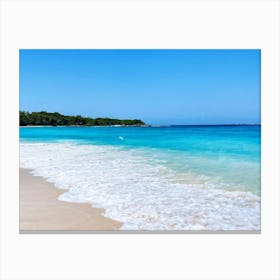 Beach At Sunrise Canvas Print