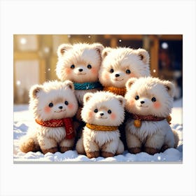 Teddy Bears 4 Canvas Print