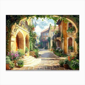 Alleyway Canvas Print