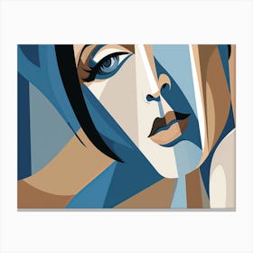 Woman'S Face 1 Canvas Print