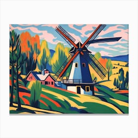 Paul Gauguin Art Prints Windmill Canvas Print