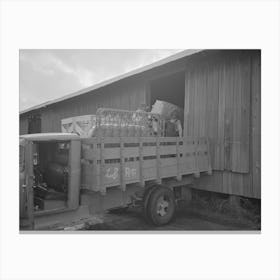 Southeast Missouri Farms, Loading New Furniture, Bought By Fsa (Farm Security Administration) Loans, On Truck At Canvas Print