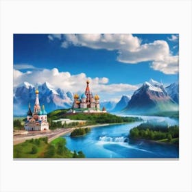 Russian Landscape Canvas Print