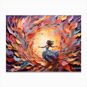 Dancer In The Wind Canvas Print