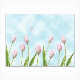 Pink Tulips 1 Canvas Print