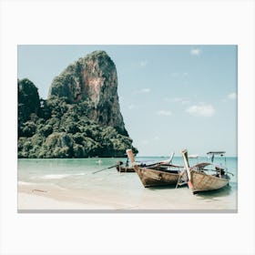 Railay Beach In Thailand Canvas Print