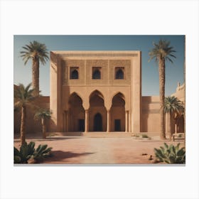 Arabic architectural 8 Canvas Print