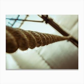 Rope Climbing Canvas Print