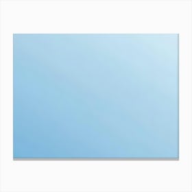 Light Blue Gradient Background 1 Canvas Print