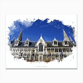 Lakenhalle, Ypres, Belgium Canvas Print