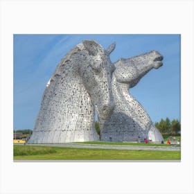 Kelpies , Falkirk , Scotland Canvas Print