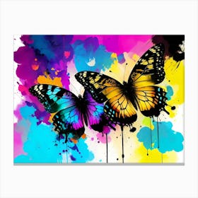 Colorful Butterflies 137 Canvas Print