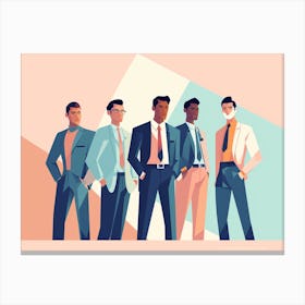 Group Of Businessmen Canvas Print