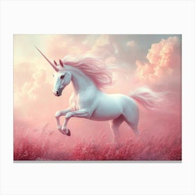 Fantasy Pin Unicorn Canvas Print