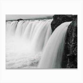Inside The Waterfall Canvas Print