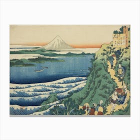 Poem By Ise, Katsushika Hokusai 1 Canvas Print