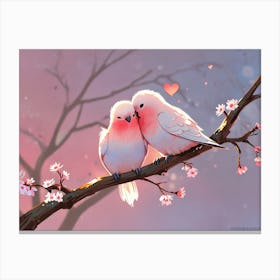 Love Birds 2 Canvas Print