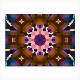 Purple Mosaic Canvas Print