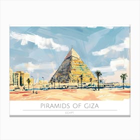 Pyramids Of Giza 1 Canvas Print