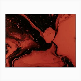 Red Liquid Canvas Print