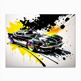 Car Painting 4 Canvas Print