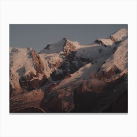 Snowy Mountainside Canvas Print